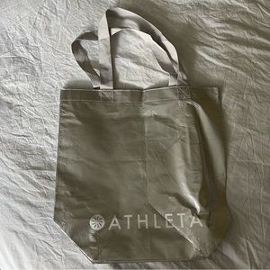 Reusable silver athleta bag